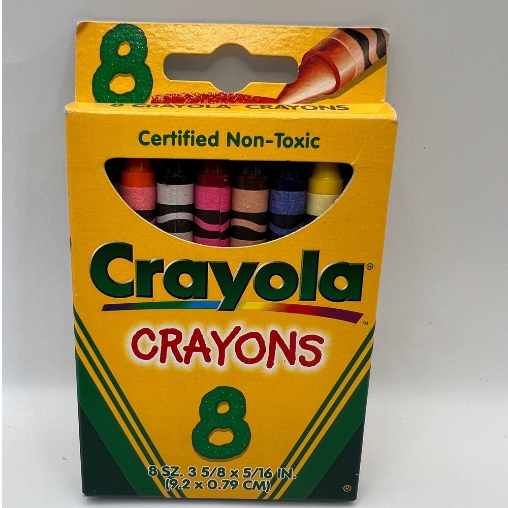 Vintage Crayola Crayons 8 Crayon Pack 1997 New/Unused